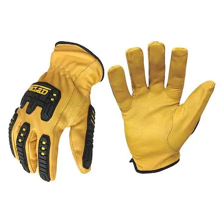 Camel brown leather driver gloves with keystone thumb and shirred cuffs