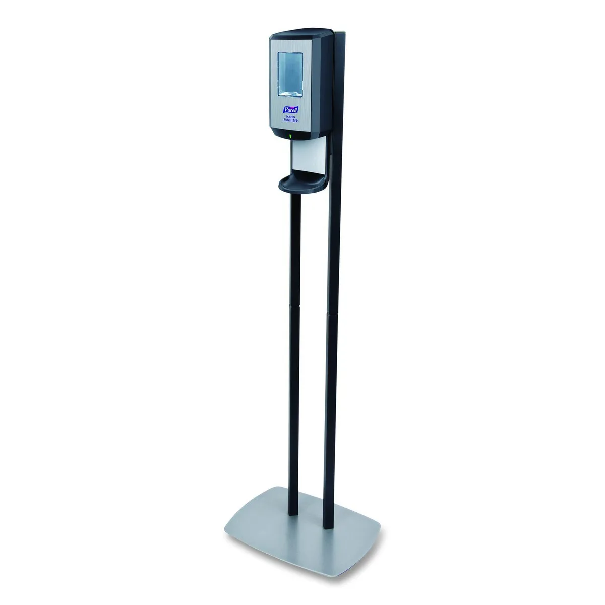 GOJO GOJO 7418-DS Purell CS8 Hand Sanitizer Floor Stand 1200 mL Graphite — product photo