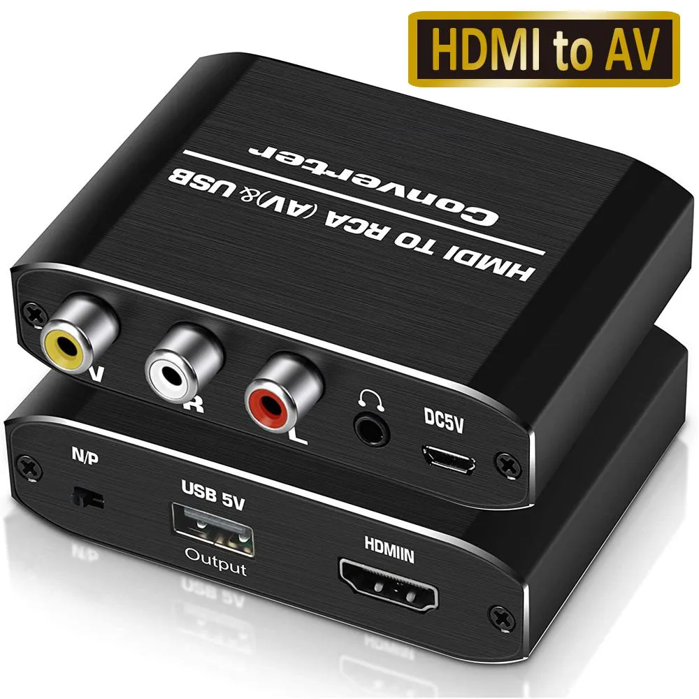 Jansicotek Jansicotek HDMI to RCA audio video converter 1080P 60Hz 3.5mm aux — product photo