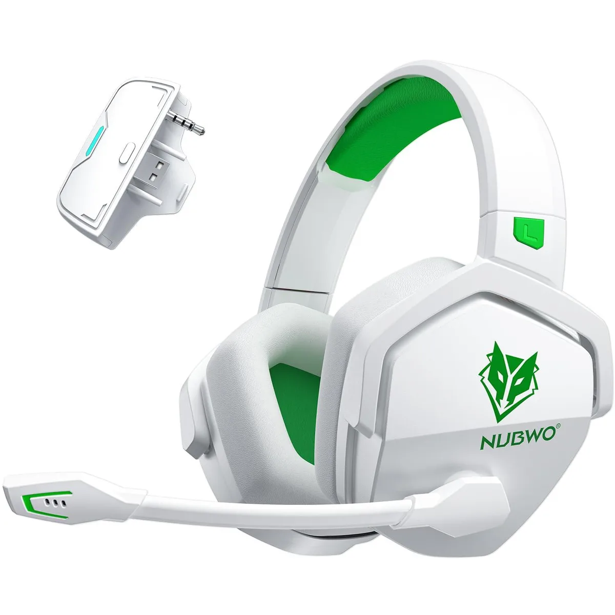  NU G06 XBOX Green Over-Ear Headphone 50mm 100hr Bluetooth 5.3 — product photo