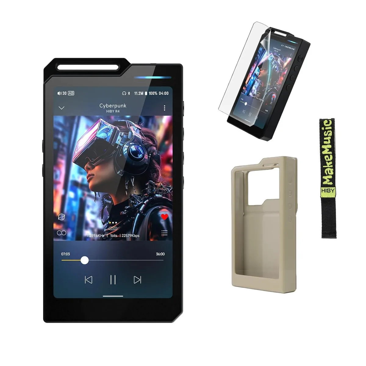 LORDWORLD LORDWORLD HiBy R4 MP3 Player Accessories Set — product photo
