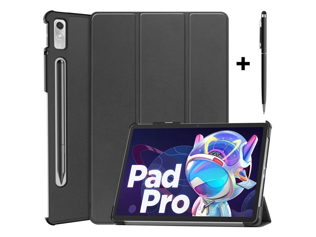 BONAEVER BONAEVER 11.2" Tablet Case Black for Lenovo Tab P11 Pro Gen 2 2022 / Xiaoxin Pad Pro 2022 with Stylus — product photo