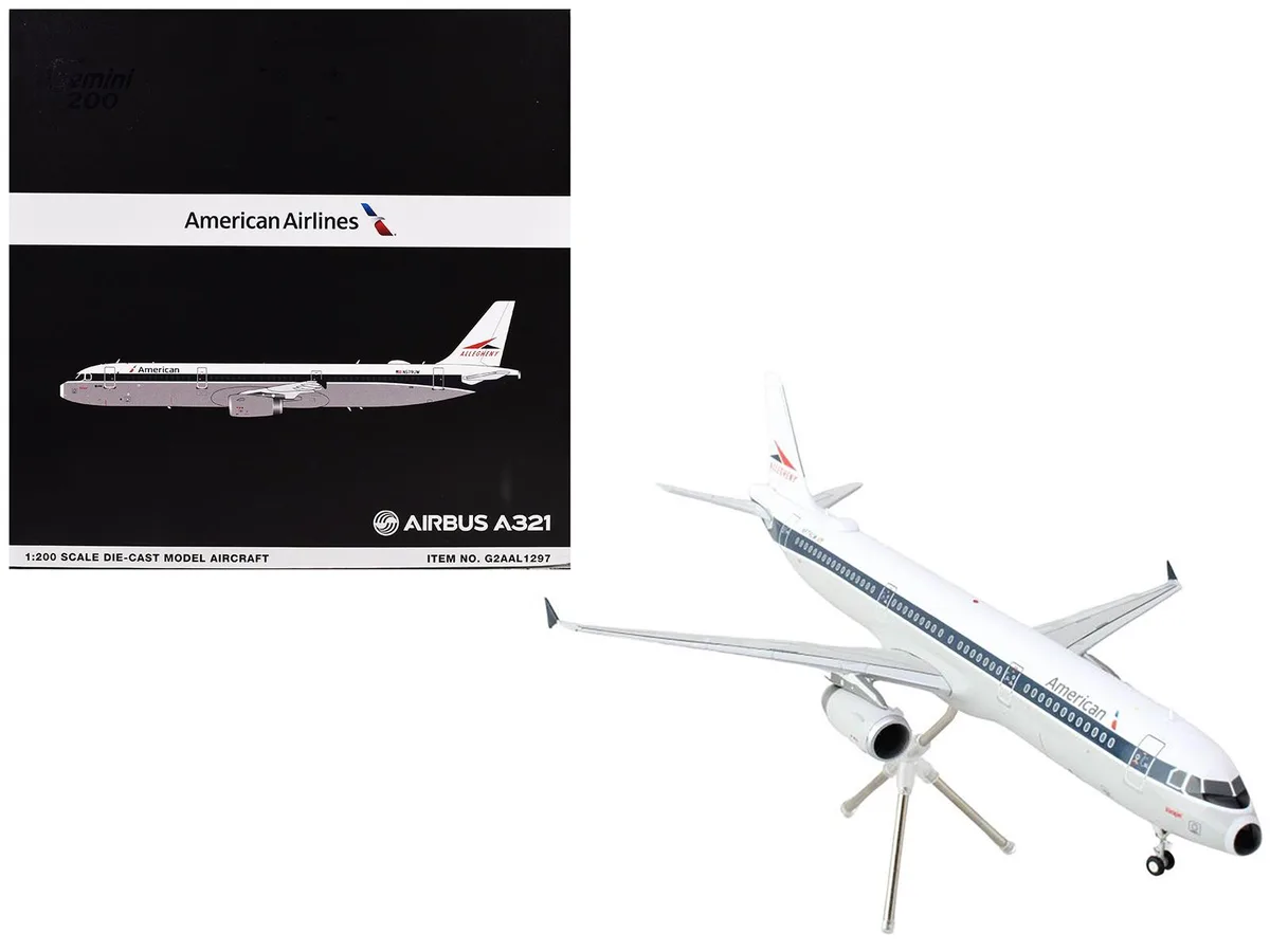 GeminiJets GeminiJets Airbus A321 American Airlines N579UW 1/200 Diecast Model — product photo