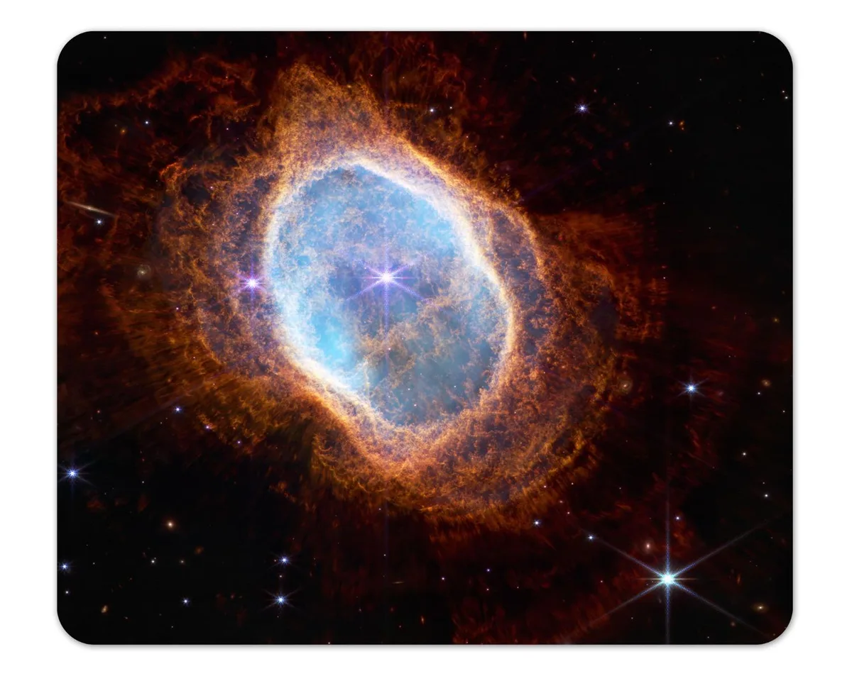Future of Flight Future of Flight Webb Space Telescope Southern Ring Nebula Mousepad 1/4 Thick 7.75 x 9.25 — product photo