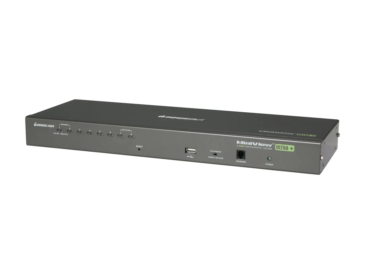 IOGEAR IOGEAR GCS1808KITU 8-Port USB PS/2 VGA KVM Switch with Cables — product photo
