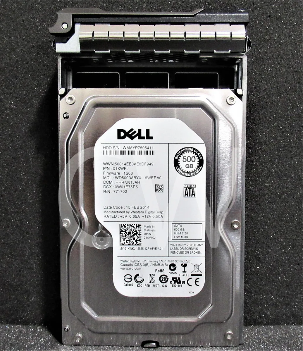 DELL DELL WD5003ABYX-18WERA0 500GB 7.2K SAS 6G LFF 3.5" SATA 64MB — product photo