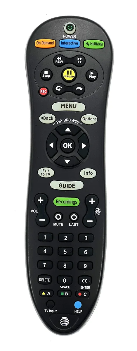 AT&amp;T AT&amp;T S-20 Universal Remote Black Infrared RF 30 Feet AA Battery — product photo
