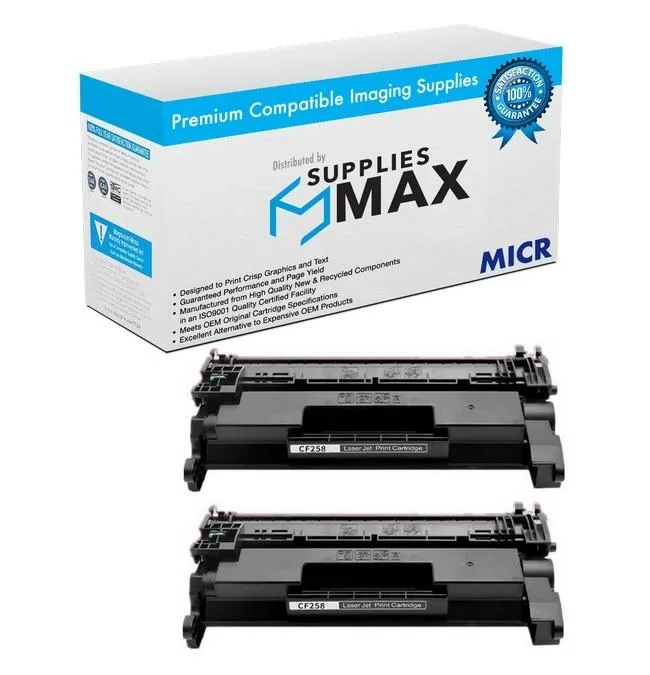 SuppliesMax SuppliesMax TRS02-81585-001_2PK MICR toner cartridge 2-pack 3000 pages — product photo