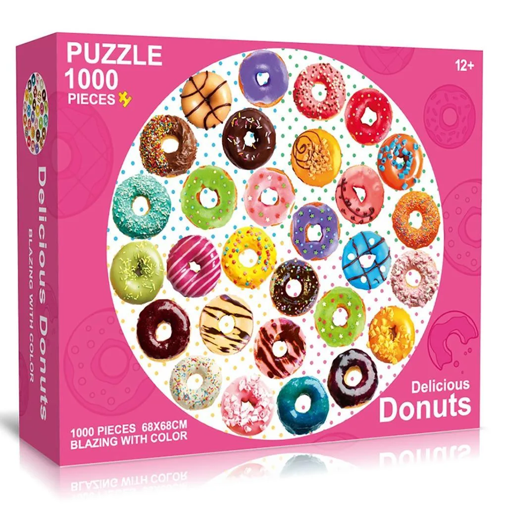 Altatac Altatac Delightful Donuts 1000 Piece Jigsaw Puzzle Game — product photo