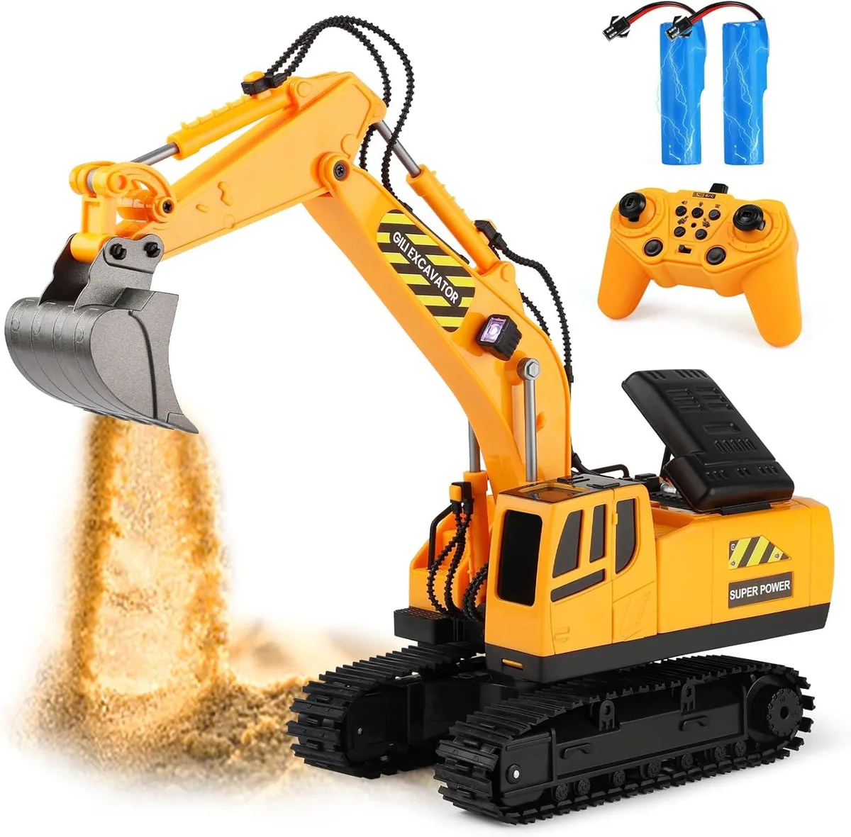 usbroway usbroway RC Excavator rechargeable rc vehicle — product photo
