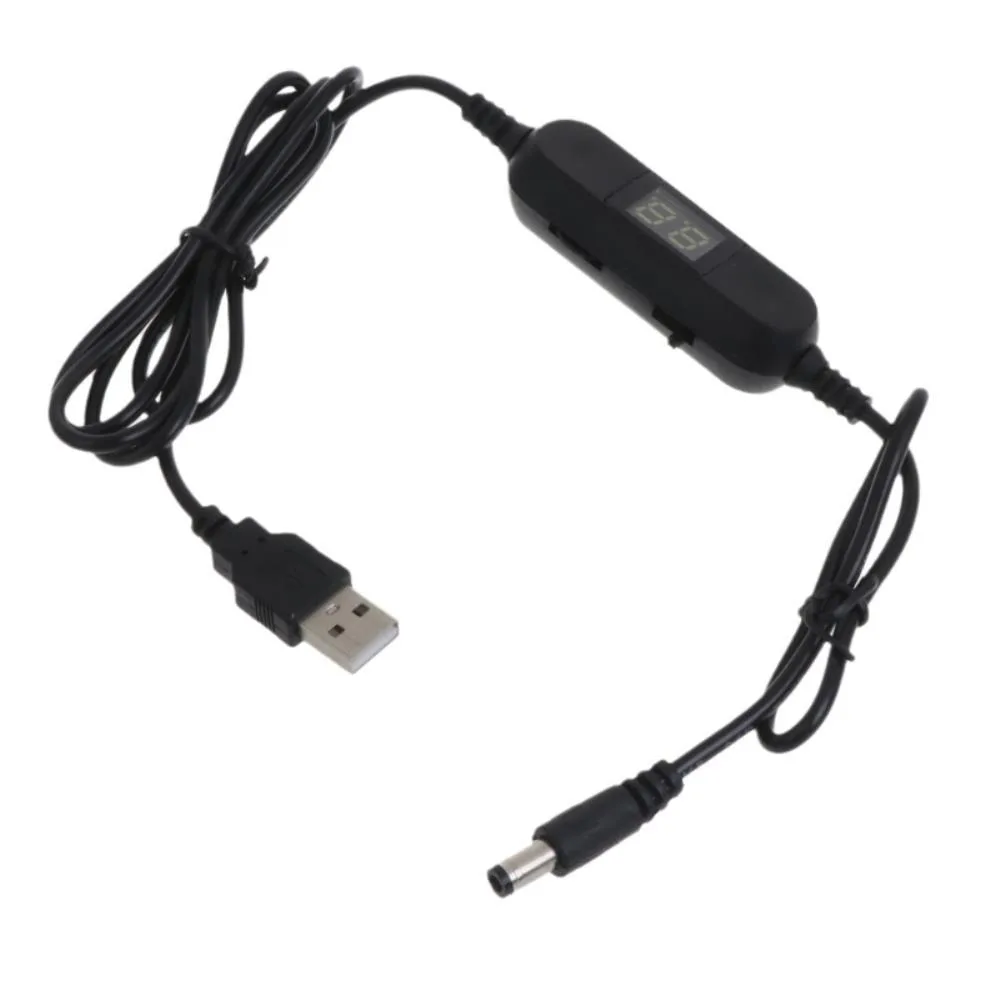 Ruth's sister Ruth's sister USB 5.5x2.1mm 1.3V-12V adjustable voltage power cable 130cm — product photo