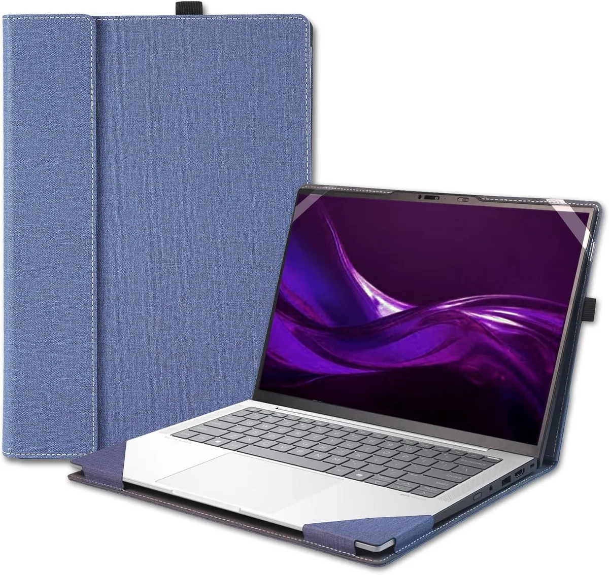 BONAEVER BONAEVER 14 inch laptop case Blue with tri-fold stand — product photo