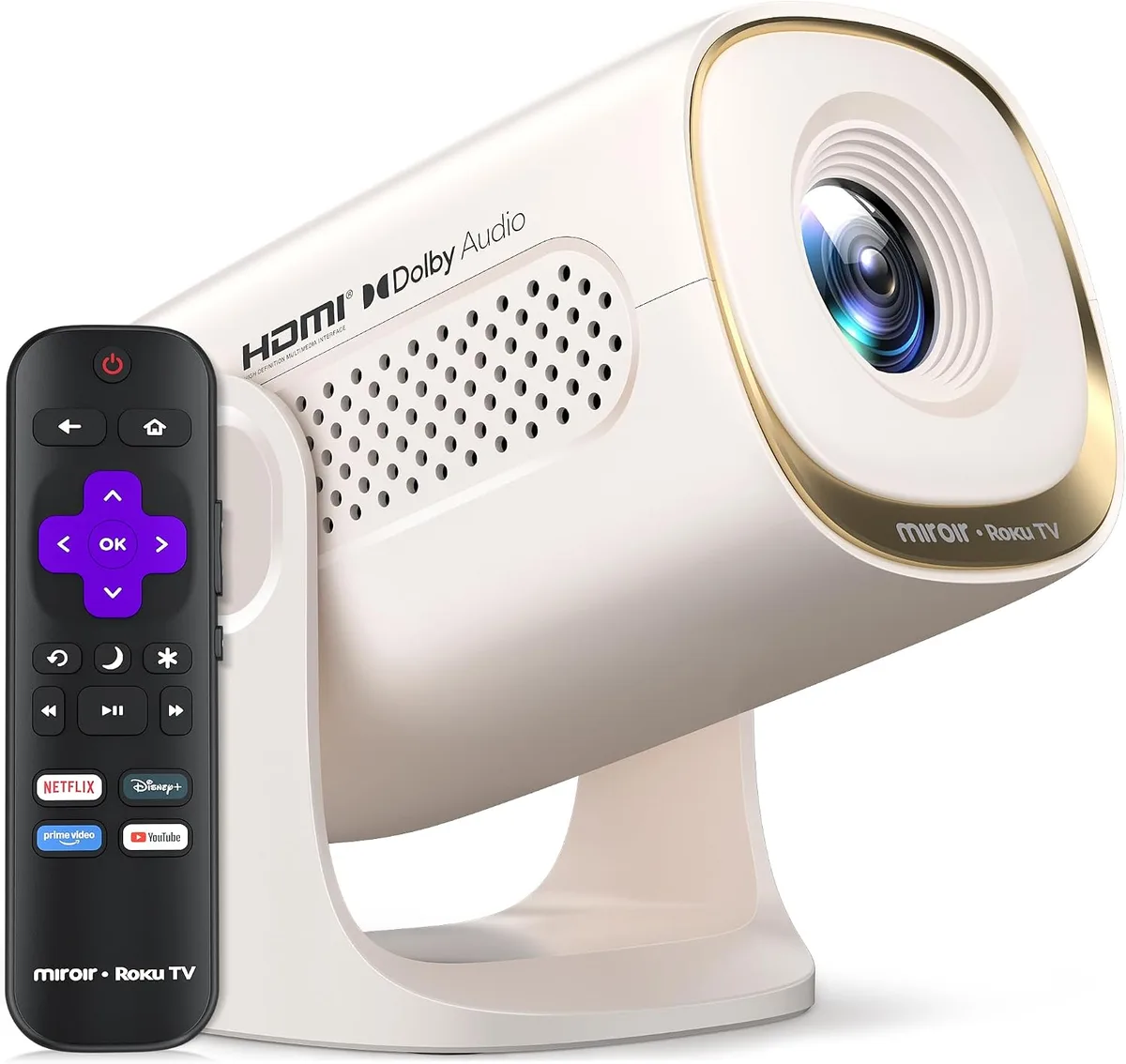 Miroir USA Miroir USA RK100 150 ANSI 720p business projector with Roku TV — 商品写真