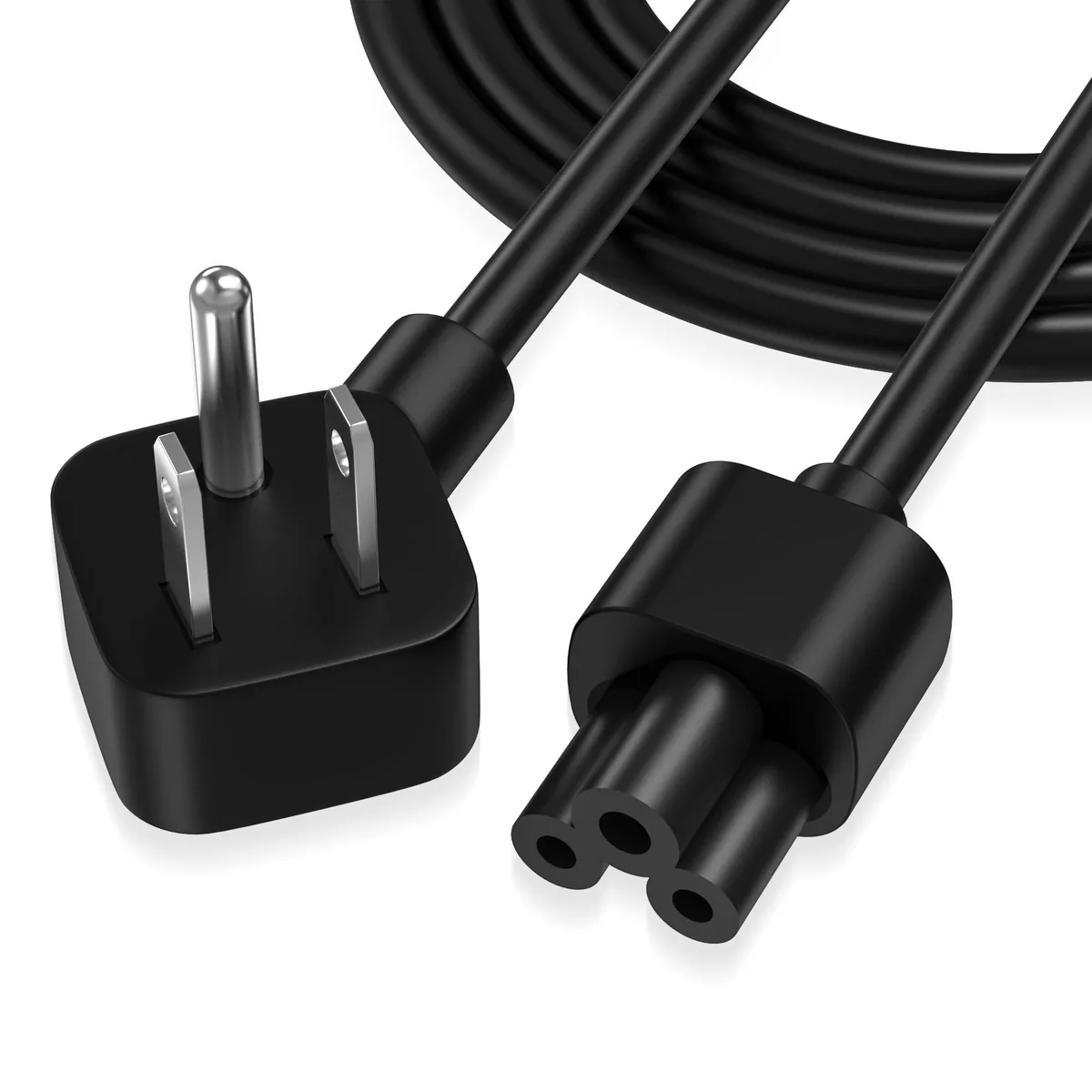  AGVEE BUSM-BK02 6.6ft 90° 3-Prong AC Power Cord for Laptop — product photo