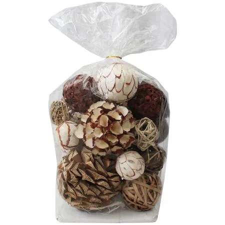 Blue Donuts Blue Donuts 3486517 Decorative Shelving 23-piece wicker ball set — product photo