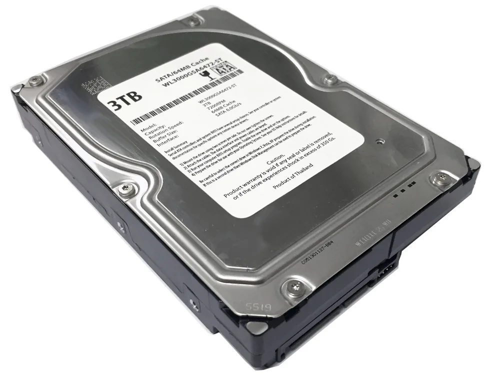 GoHardDrive GoHardDrive 3TB 7200RPM 64MB SATA 6.0Gb/s 3.5" internal hard drive — product photo