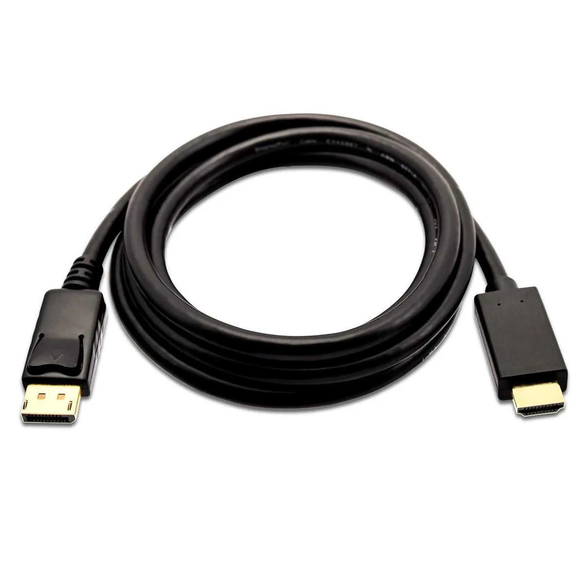 Micro Connectors Micro Connectors DisplayPort to HDMI cable 15 ft 28AWG 4K 30Hz with latch — product photo