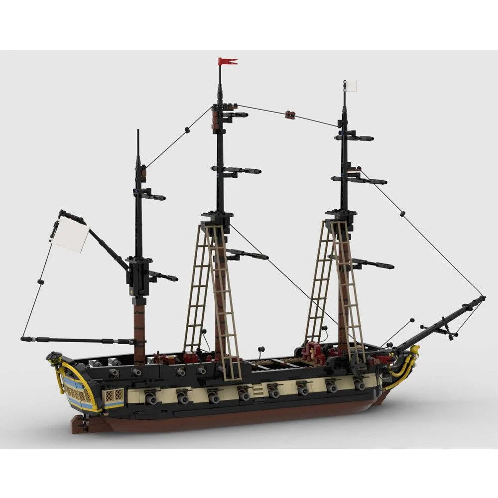 ZITIANYOUBUILD ZITIANYOUBUILD MOC-65878 5th Rate Frigate 1901 Parts — product photo