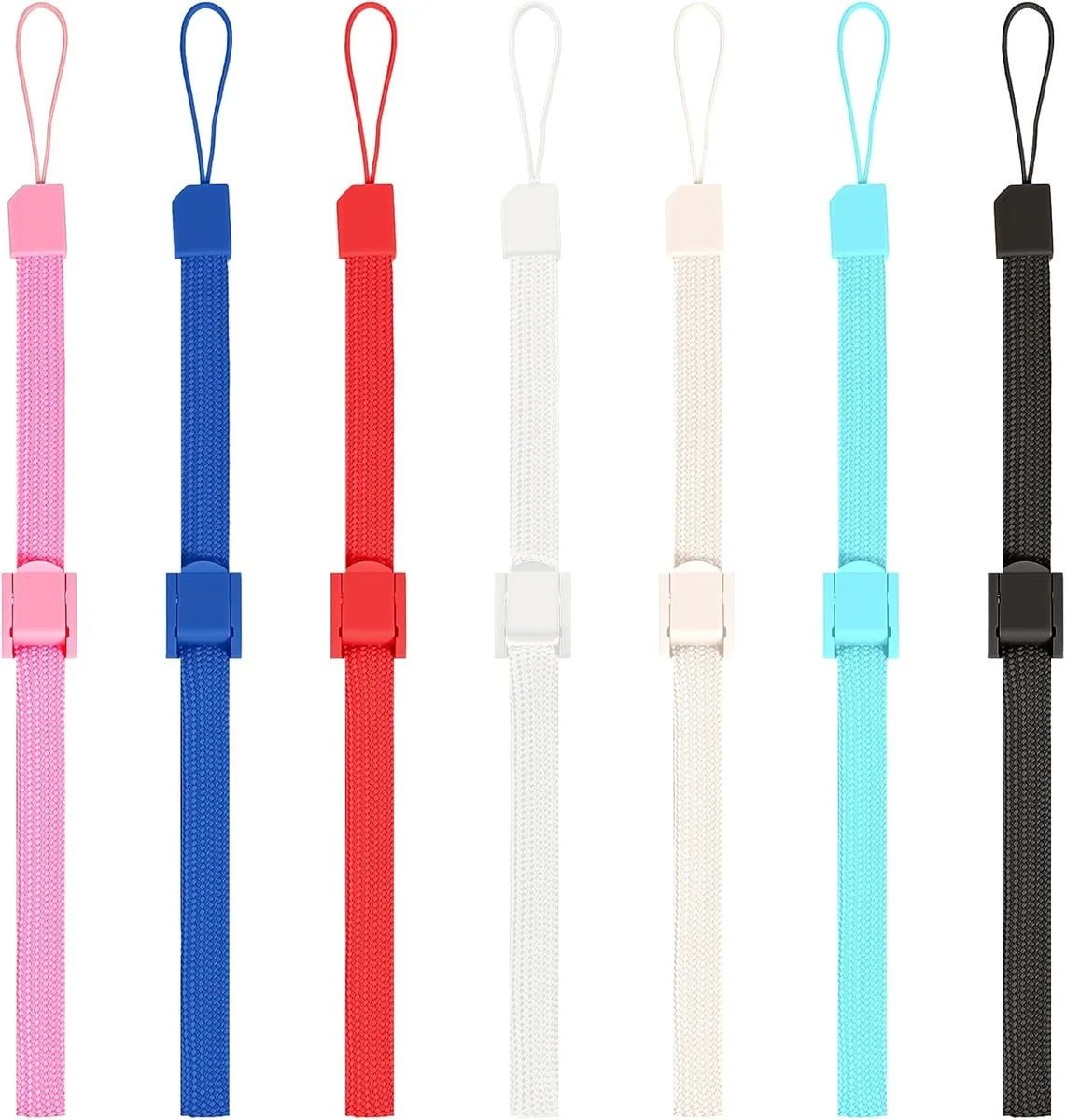 MCHOSE MCHOSE 7 Pack Wrist Straps Lanyards Adjustable 12mm 17cm 6.7in — product photo