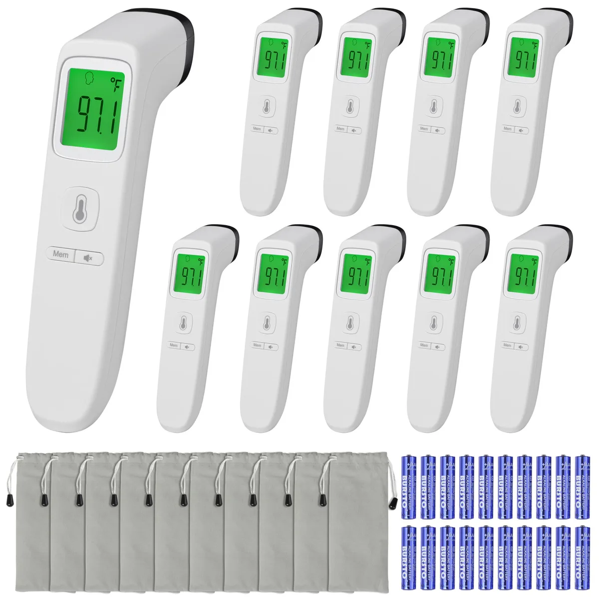 Yescom USA, Inc. Yescom USA, Inc. 38TMT001-IR202X10 10-pack thermometer — product photo