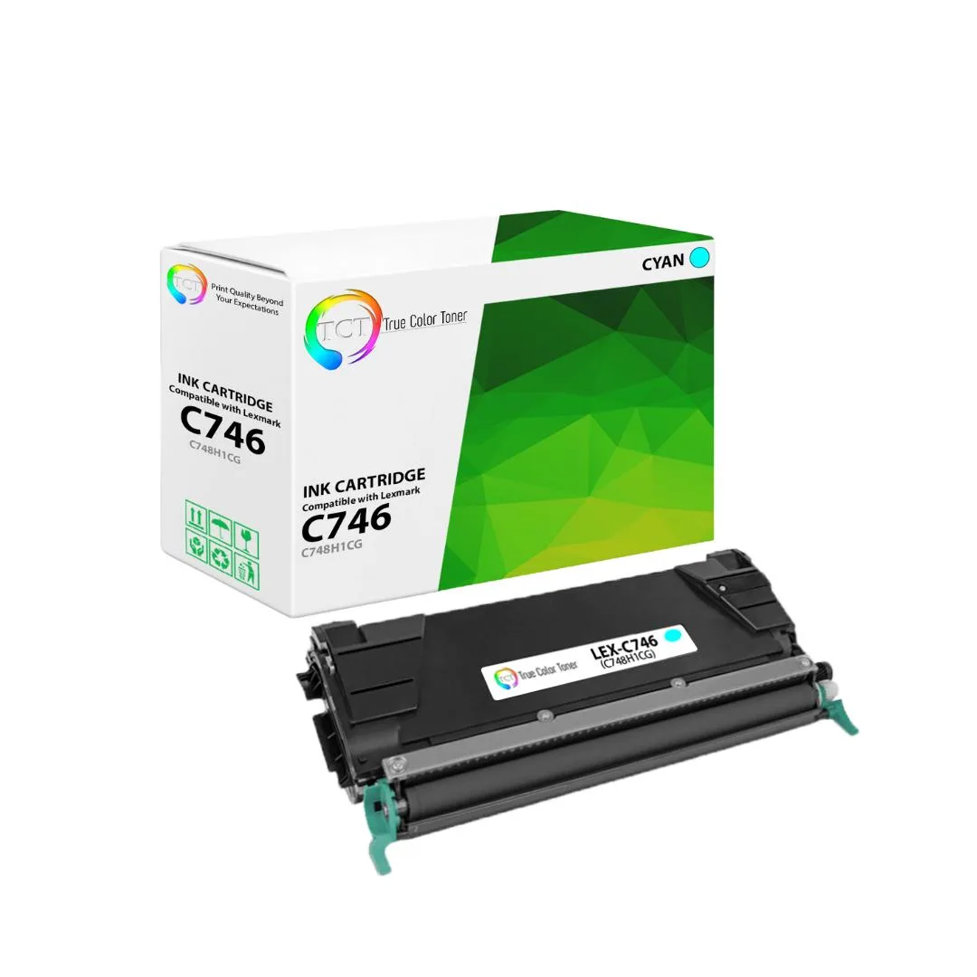 TCT TCT C748H1CG Cyan Toner Cartridge 10000 Pages — product photo