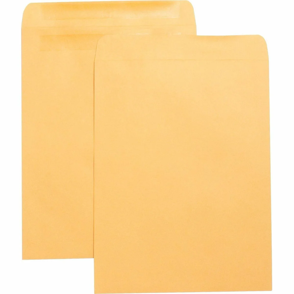 Business Source Business Source 42124 Press/Seal Catalog Envelopes 10x13 Kraft 100/Box 28 lb — product photo