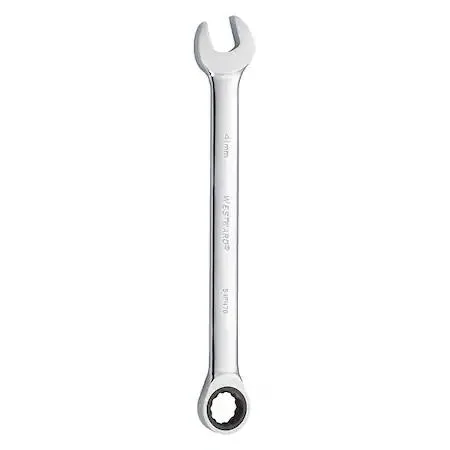 Westward 54PN70 combination wrench, 41mm, chrome alloy steel, 22 5/8 in long