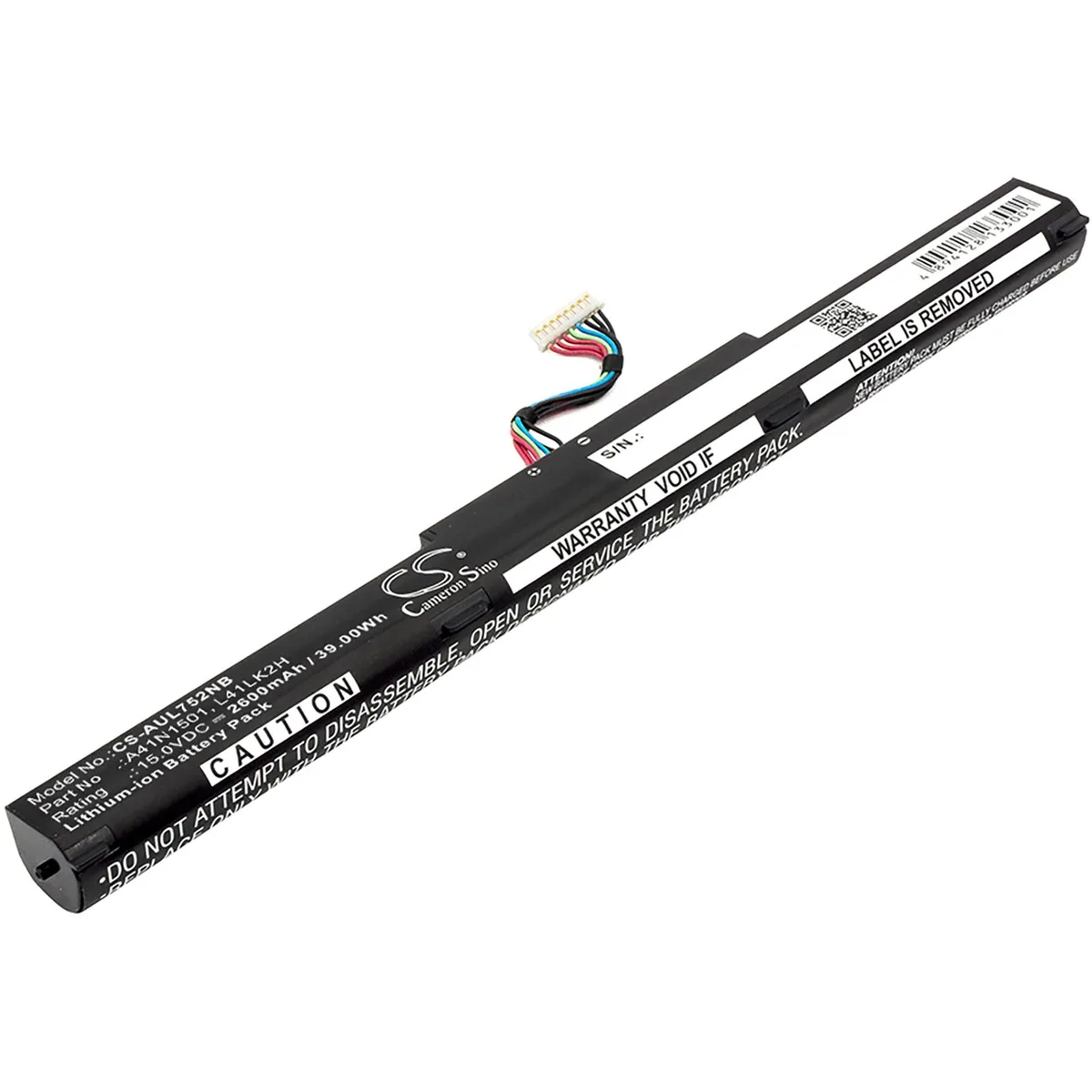 Cameron &amp; Co Cameron &amp; Co DS-CS-AUL752NB laptop battery 2.6 Ah black — product photo