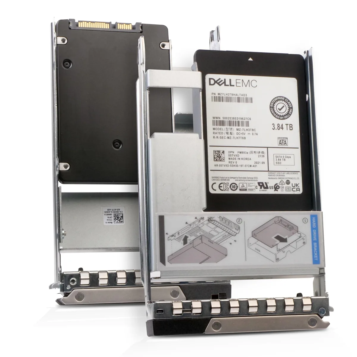 DELL DELL 05TVXD 3.84TB SATA 2.5in 3.5in hybrid enterprise SSD — product photo