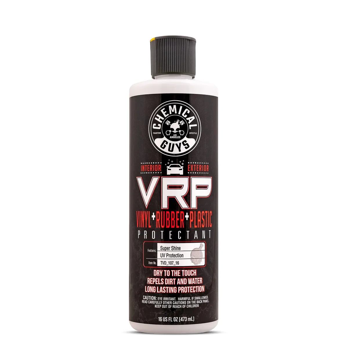 White 16 oz spray bottle of vinyl rubber plastic dressing