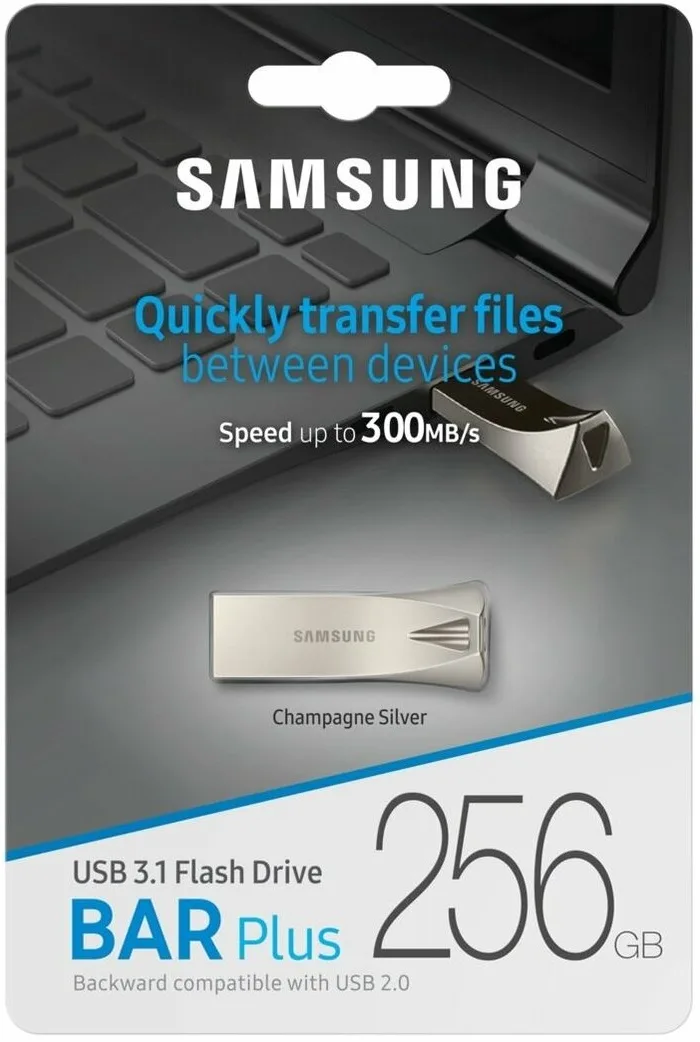 SAMSUNG SAMSUNG MUF-256BE3/EU 256GB USB 3.1 Flash Drive Champagne Silver — product photo