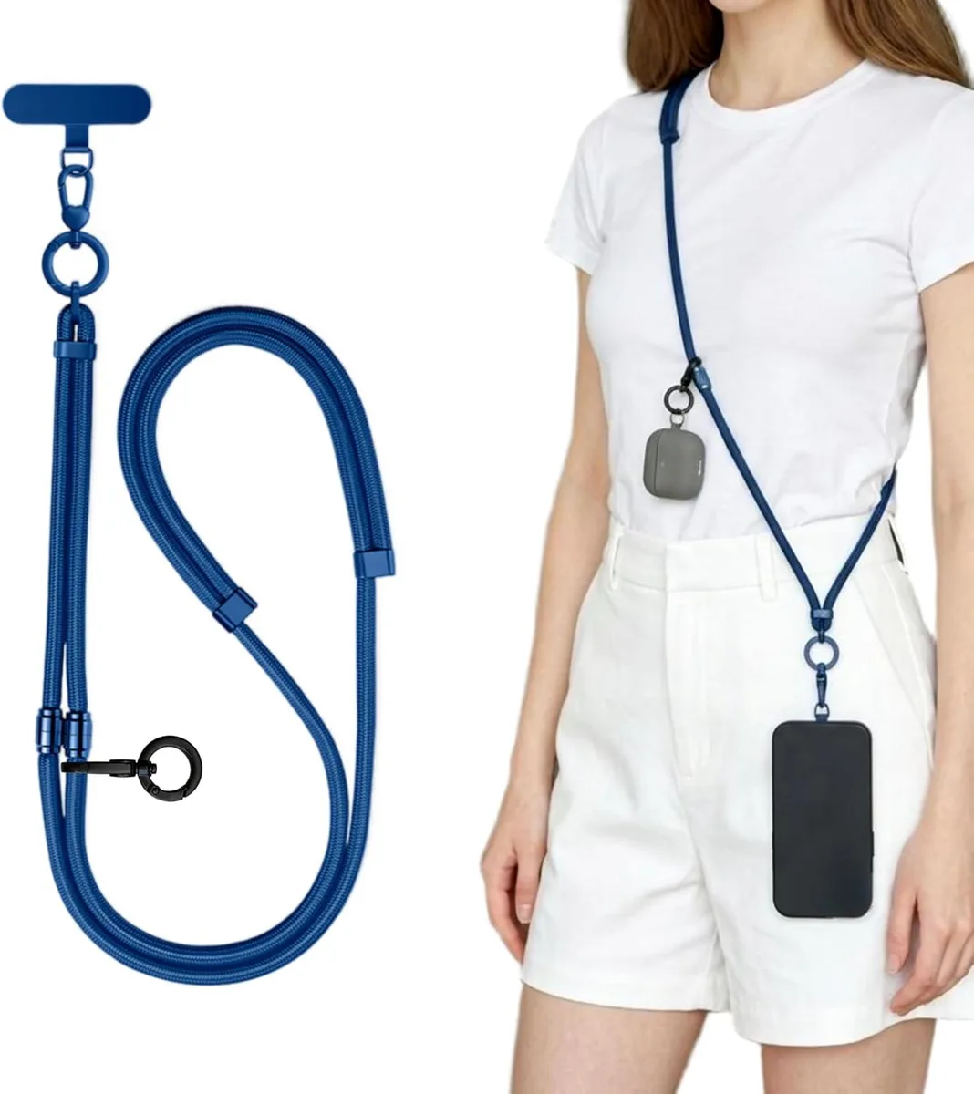 MCHOSE MCHOSE 4-in-1 Detachable Adjustable Phone Lanyard 37-59 inches — product photo