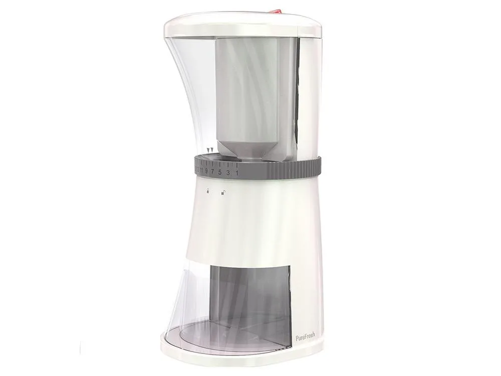 PureFresh PureFresh Pro Electric Coffee Grinder Pearl White — product photo