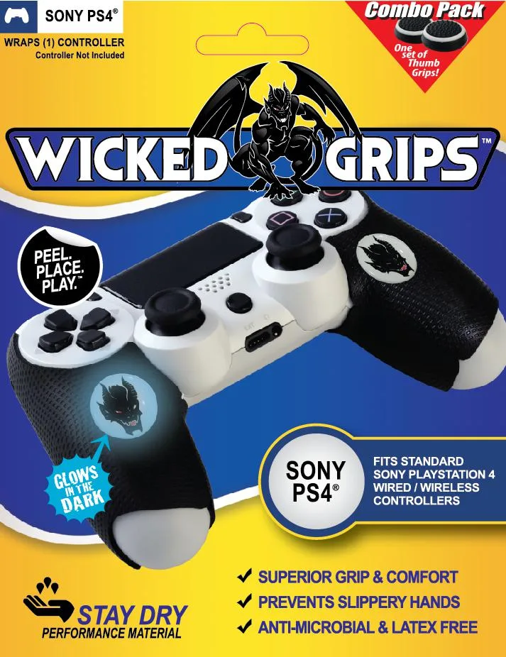 Wicked-Grips Wicked-Grips ps4 accessory black — product photo