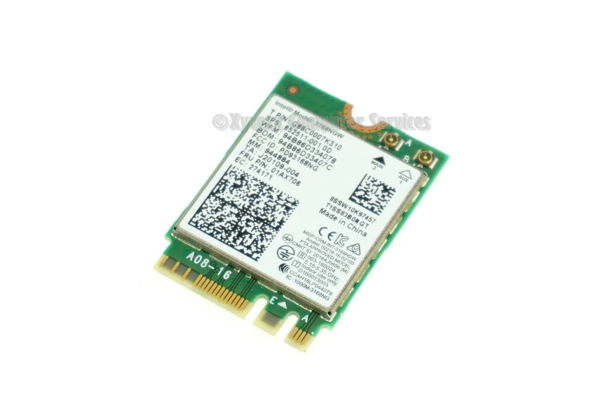 HP HP 15-CS0057OD 3168NGW wireless expansion card — product photo