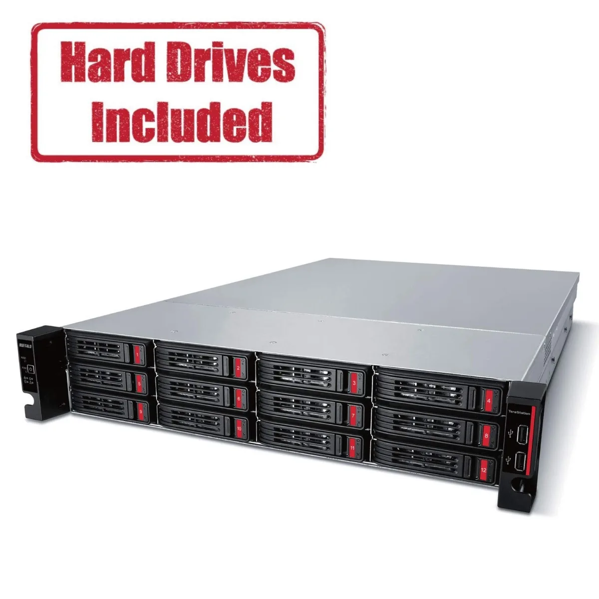 Buffalo Technology Buffalo Technology TS51220RH24012 12-Bay 240TB rackmount NAS — product photo