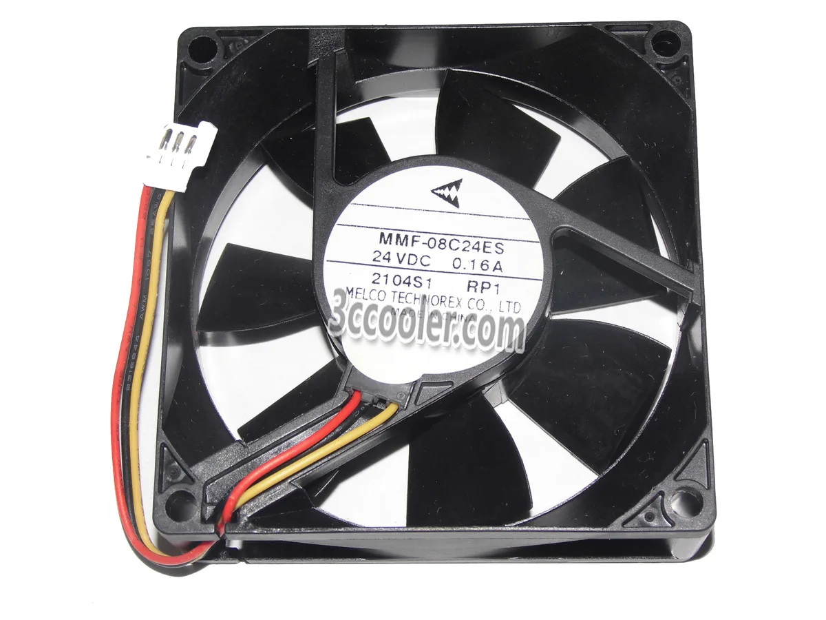OEM Industries OEM Industries MMF-08C24ES RP1 80mm 24V .16A 3 Pin CPU cooler — product photo
