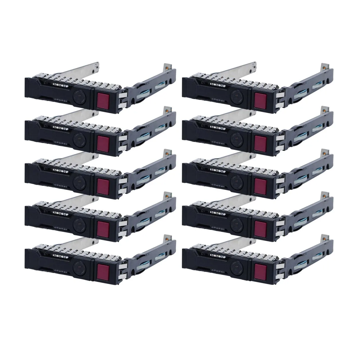 Vszerda Vszerda 10-Pack 2.5" SAS Hard Drive Tray Caddy 651687-001 651699-001 — product photo