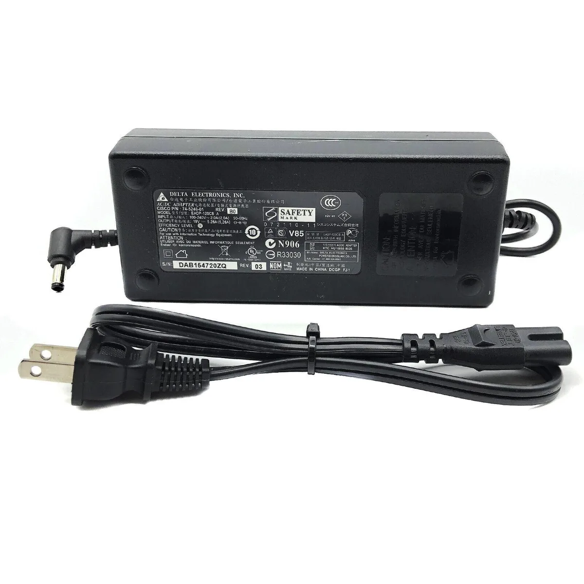 DELTA DELTA EADP-120GB 19V 5.26A 100W power adapter — product photo