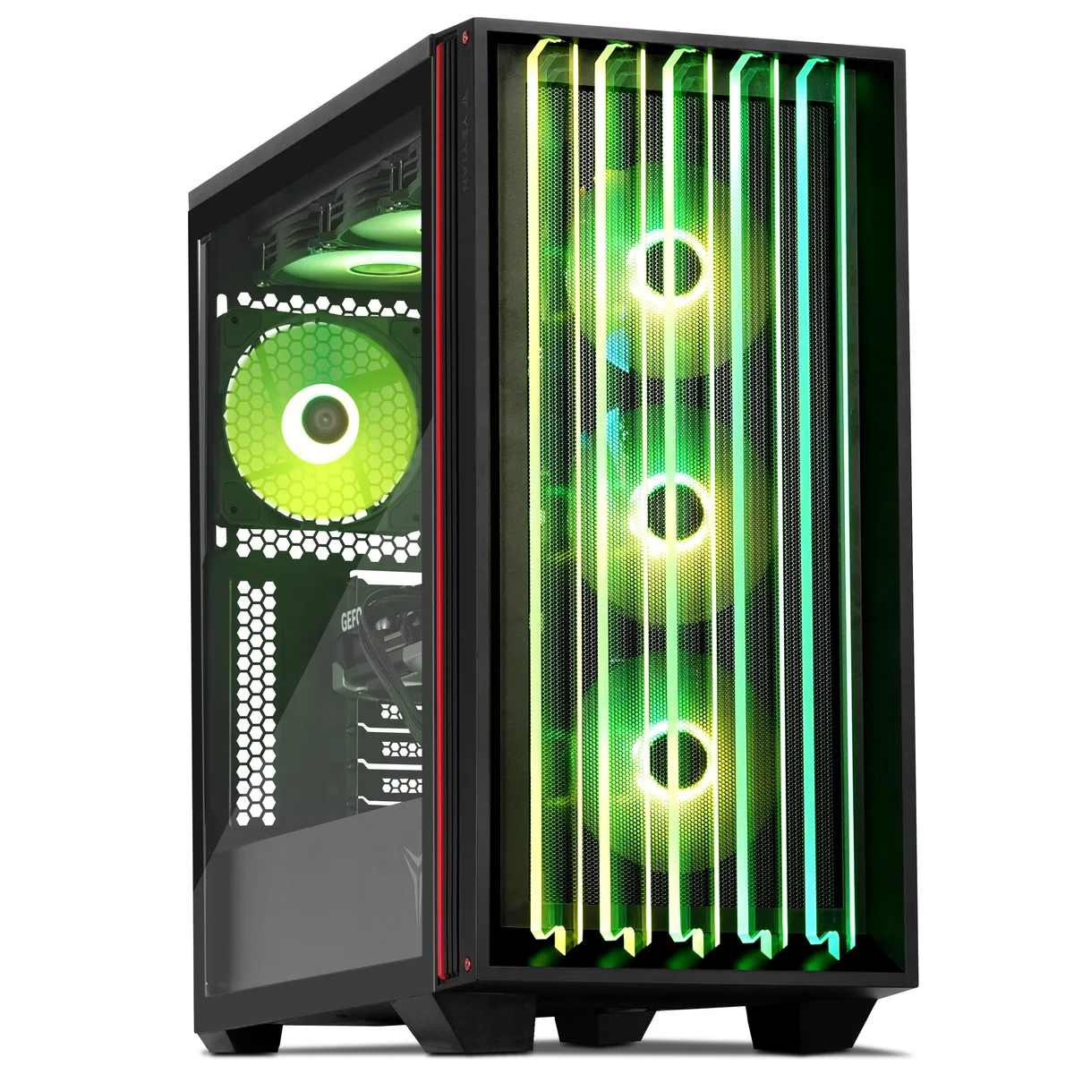 YEYIAN YEYIAN Mirage S 265YC-5801B Intel Core Ultra 7 265KF RTX 5080 32GB DDR5 2TB NVMe 1000W 80+ Platinum 360 AIO — product photo
