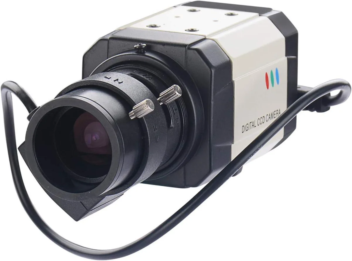 PISKEKAT PISKEKAT 1/3 CCD 960H 1000TVL 2.8-12mm Varifocal Bullet Box Security Camera — product photo