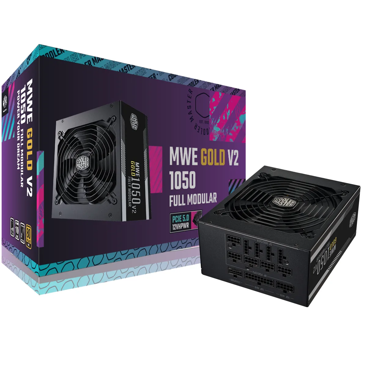Cooler Master Cooler Master MWE Gold V2 1050W ATX 3.0 power supply MPE-A501-AFCAG-3US — product photo