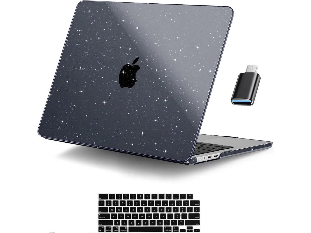 BONAEVER BONAEVER MacBook Air 15 inch Case Black 2023-2025 A2941 A3114 A3241 — product photo