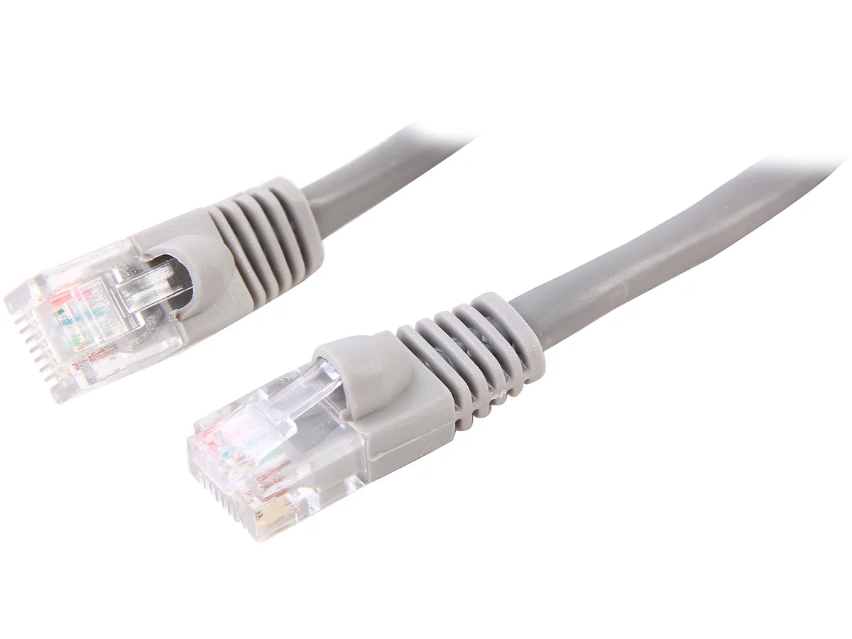 Cables To Go Cables To Go 15177 Cat5e network ethernet cable snagless unshielded RJ45 3 ft gray — product photo