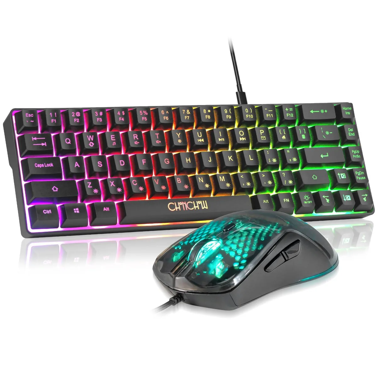  Redragon G32c 68-Key Wired Gaming Keyboard &amp; Mouse Combo (Black) — product photo