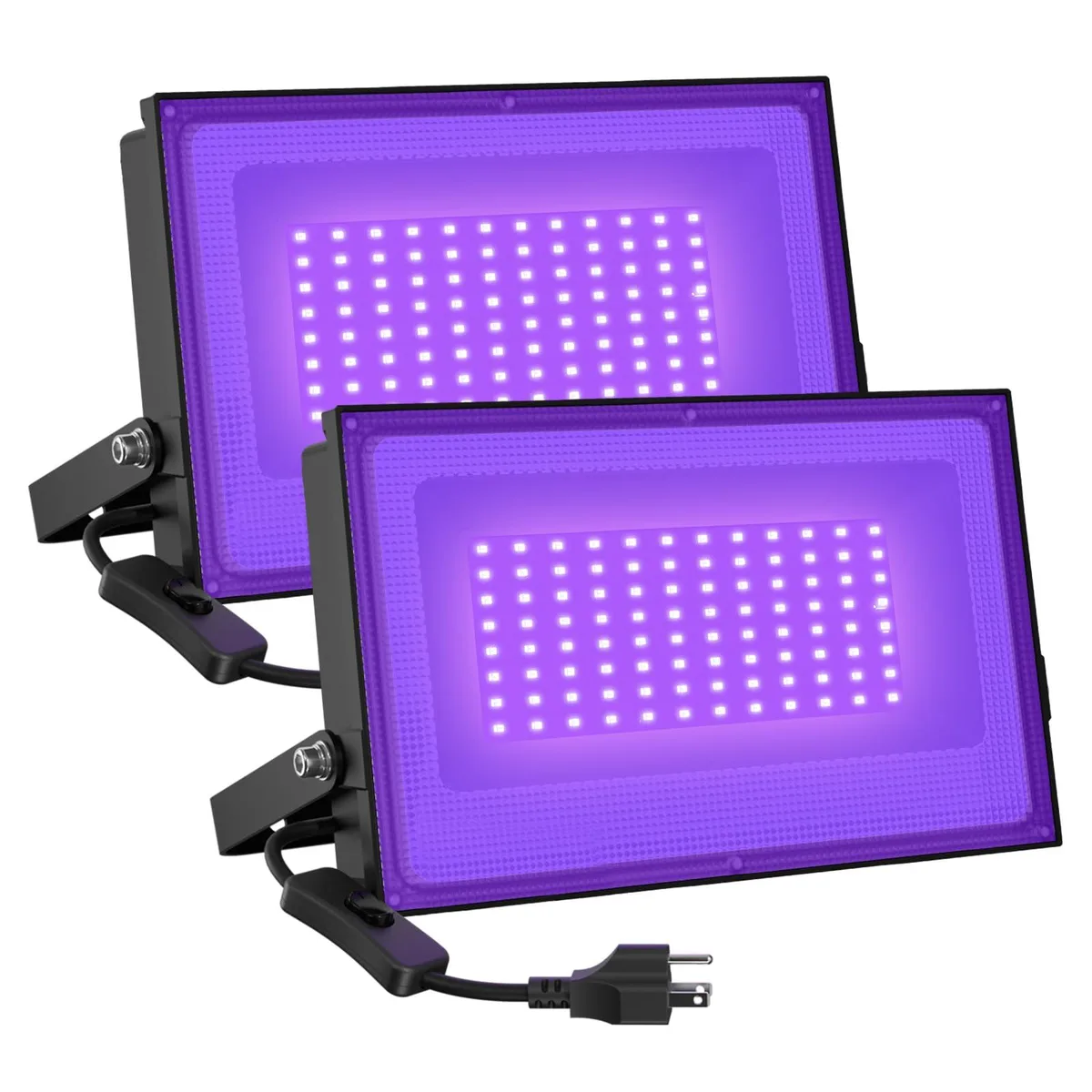 KEHIPI KEHIPI 2 Pack 60W LED Black Light Floodlights — product photo
