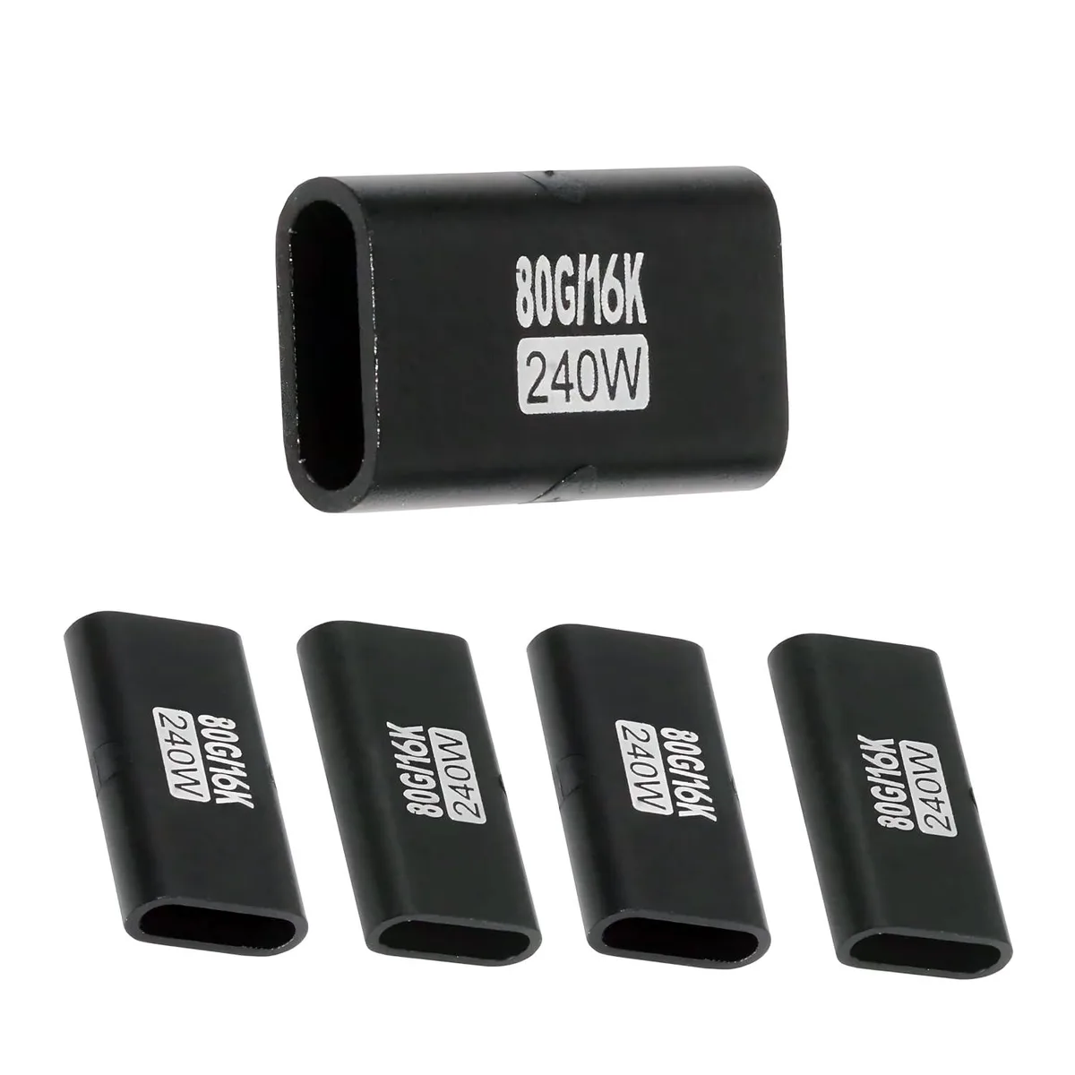 Fervit Fervit USB5.0 80Gbps Female to Female Extension Adapter 5pcs — product photo