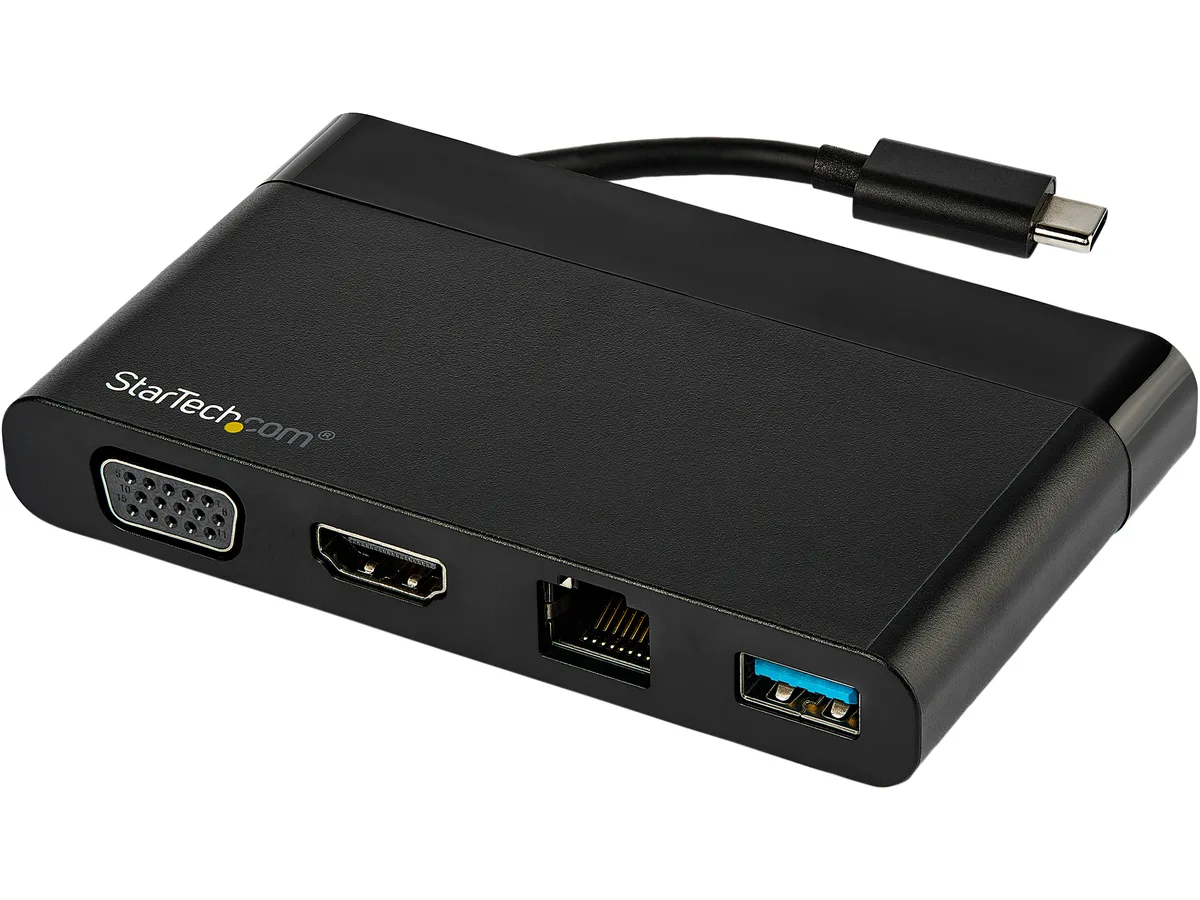 STARTECH STARTECH DKT30CHVCM USB-C multiport adapter HDMI VGA USB-A RJ-45 4K — product photo