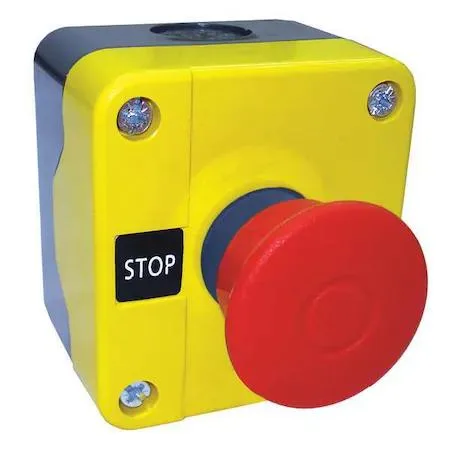 Dayton Dayton 32W277 Push Button Control Station 22 mm 1NC Mushroom Head — product photo