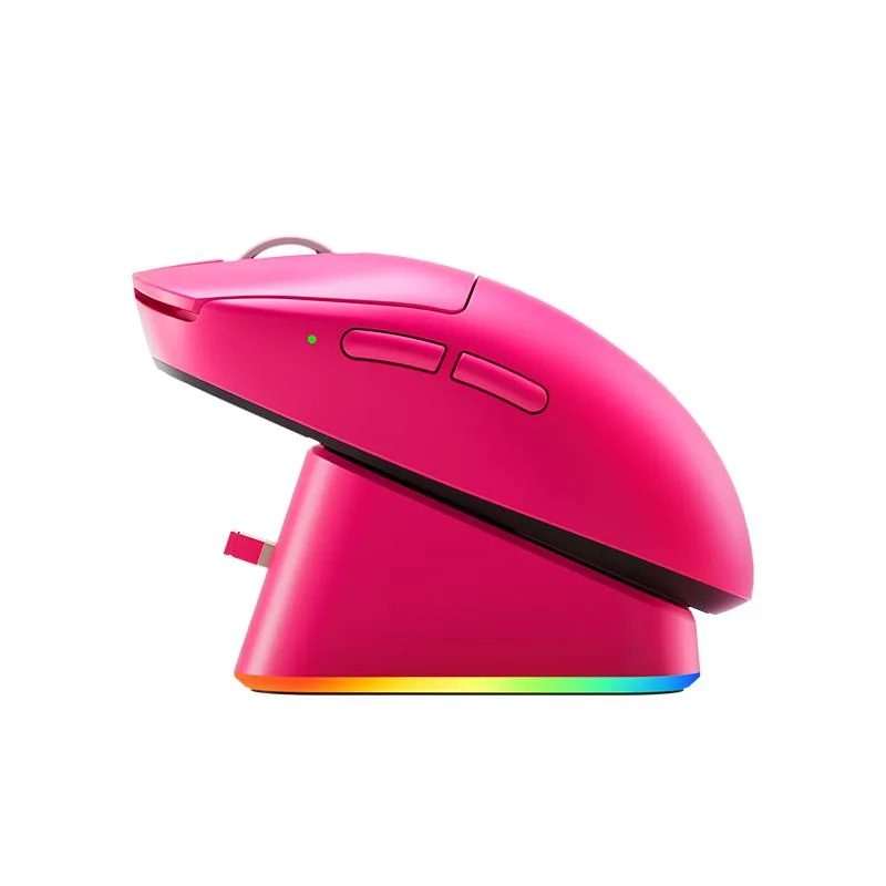 MCHOSE MCHOSE A7 V2 PRO+ gaming mouse 59 g PAW3395 26000 DPI 8000 Hz Berry red — product photo